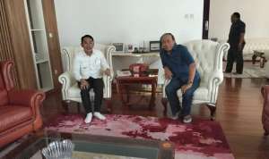 Bupati Sigi Mohamad Irwan saat bertemu dengan Anggota DPR RI Muhidin M Said